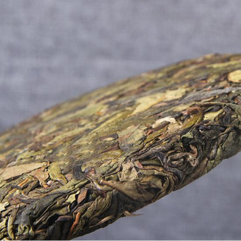 357g Aged Tree Puerh Raw Tea Cake Yunnan Qizi Pu-erh Shengcha Organic Pu'er Tea