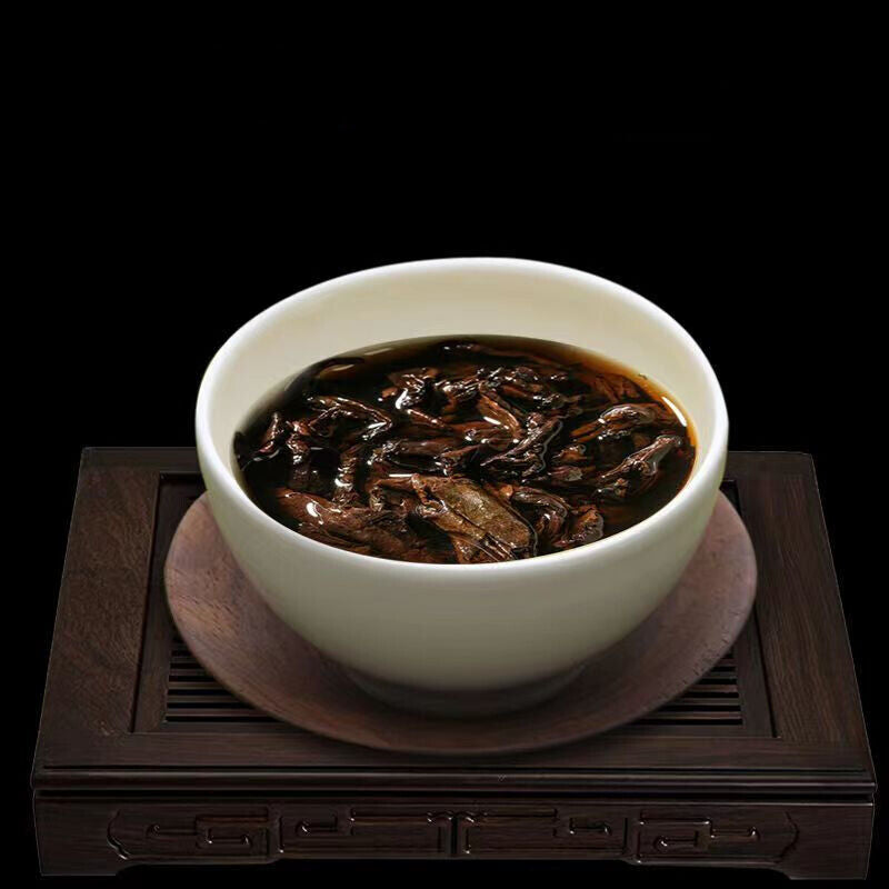 250g Cooked Pu-erh Tea Brick Mansong Puerh Ripe Tea Premuim Big Leaf Pu'er Tea