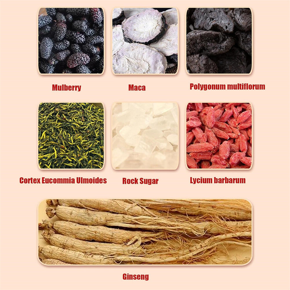 100%  Kidney Tea Ginseng Six Treasure Tea Chinese Herbal Tea Kidney Formula