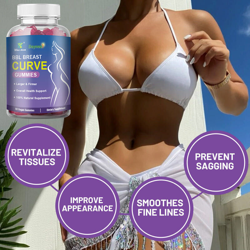 BBL Breast Curve Gummies - Enhance & Sculpt Your Bust - 60 Gummies