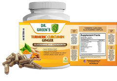 Triple Strength Capsules 120 Turmeric Curcumin with Ginger and Bio pepper 2600mg