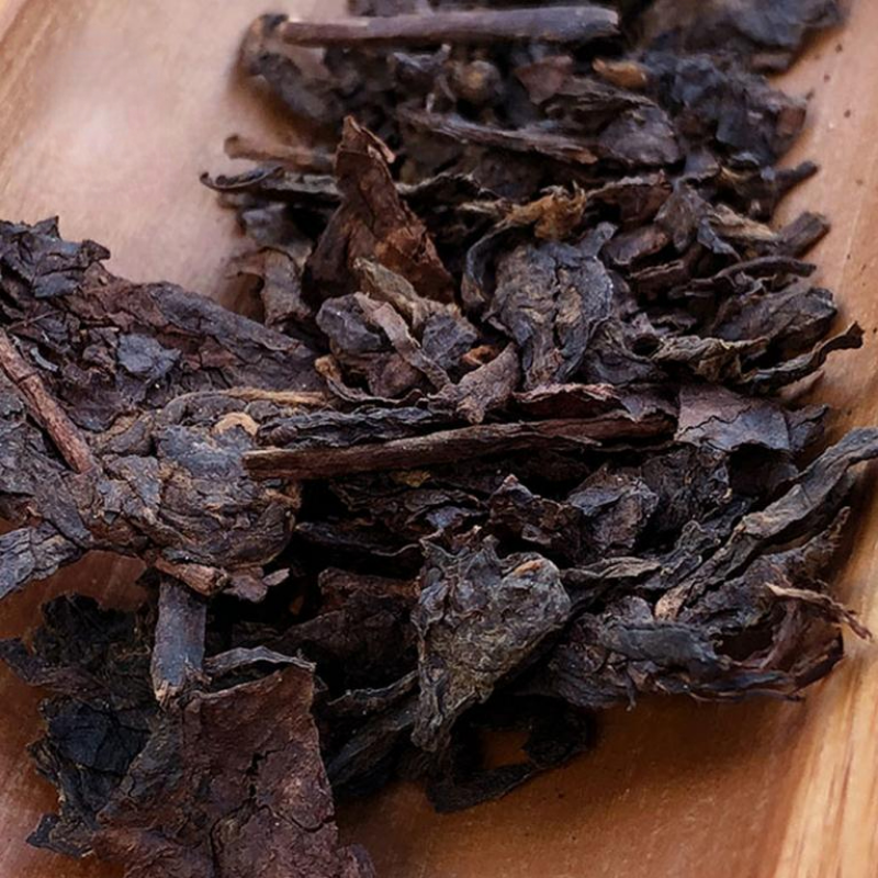 250g Yunnan Pu-erh Tea Brick Laochatou Menghai Ripe Puerh Tea Old Tree Pu'er Tea