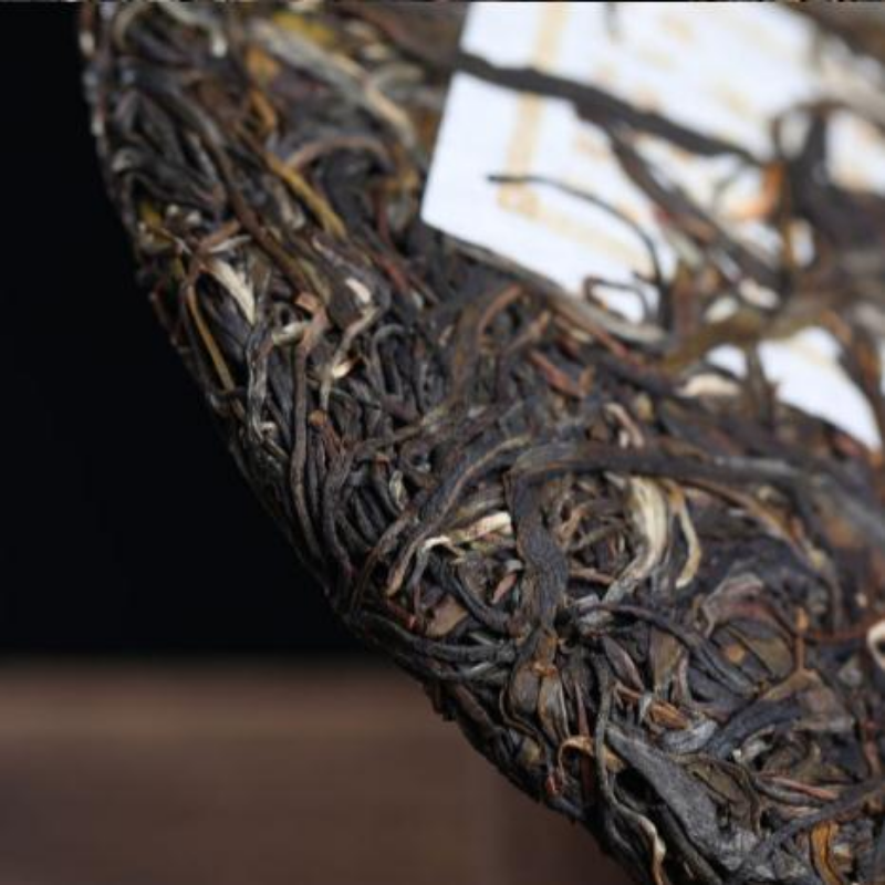 357g Menghai Pu'er Ripe Tea Hualiangzhuzi Puerh Cooked Tea Cake Old Pu-erh Tea