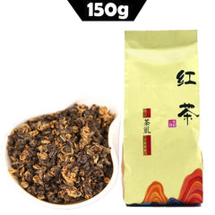 HelloYoung TeaYunnan One Bud One Leaf Dianhong Red Spiral Black Tea Red Tea 150g/5.29oz