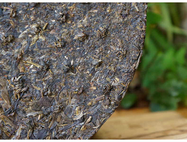 357g Tie Bing Puer Raw Tea  Xiaguan  Inheritance Jiujiu Xiaotai No.6 Qizi Tea