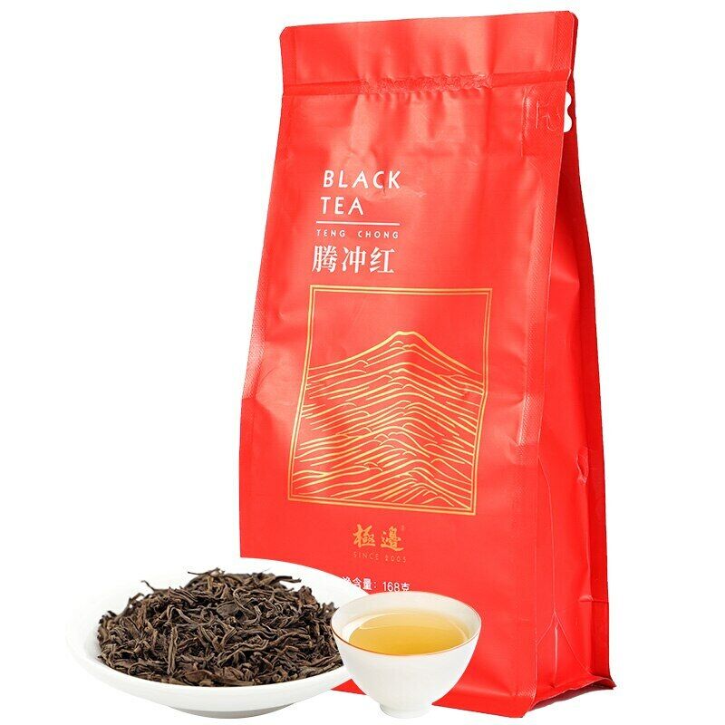 HelloYoung TeaHigh Mountain Black Tea loose leaf Yunnan Tengchong Dianhong Tea 168g
