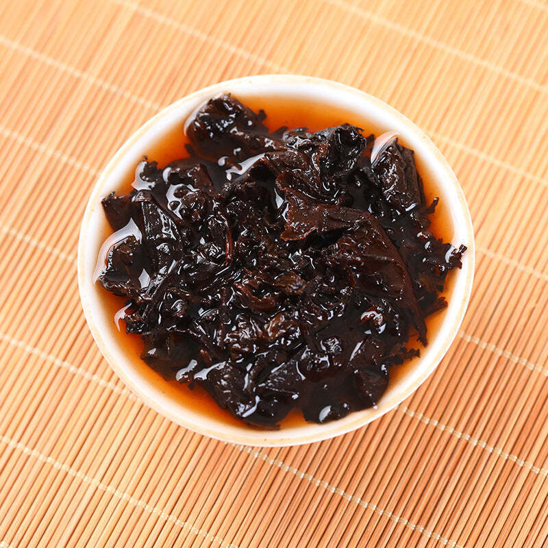 357g Yunnan Menghai Ripe Puerh Tea Bulangyanyun Pu-erh Cooked Tea Cake Pu'er Tea