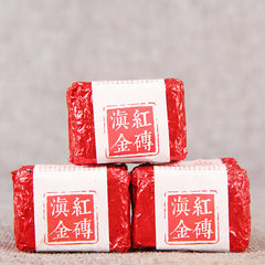 HelloYoung TeaDianHong Kungfu Black Tea Mini Brick China Yunnan Dian Hong Gold Tea Brick