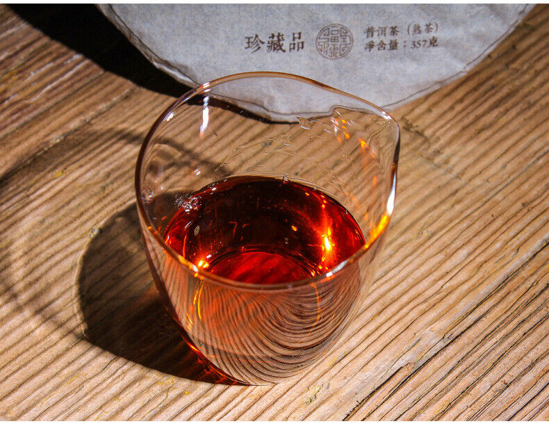 357g Yunnan Pu'er Tea Ripe Tea The More Ages Better Smells Pu'er Ripe Tea Cake