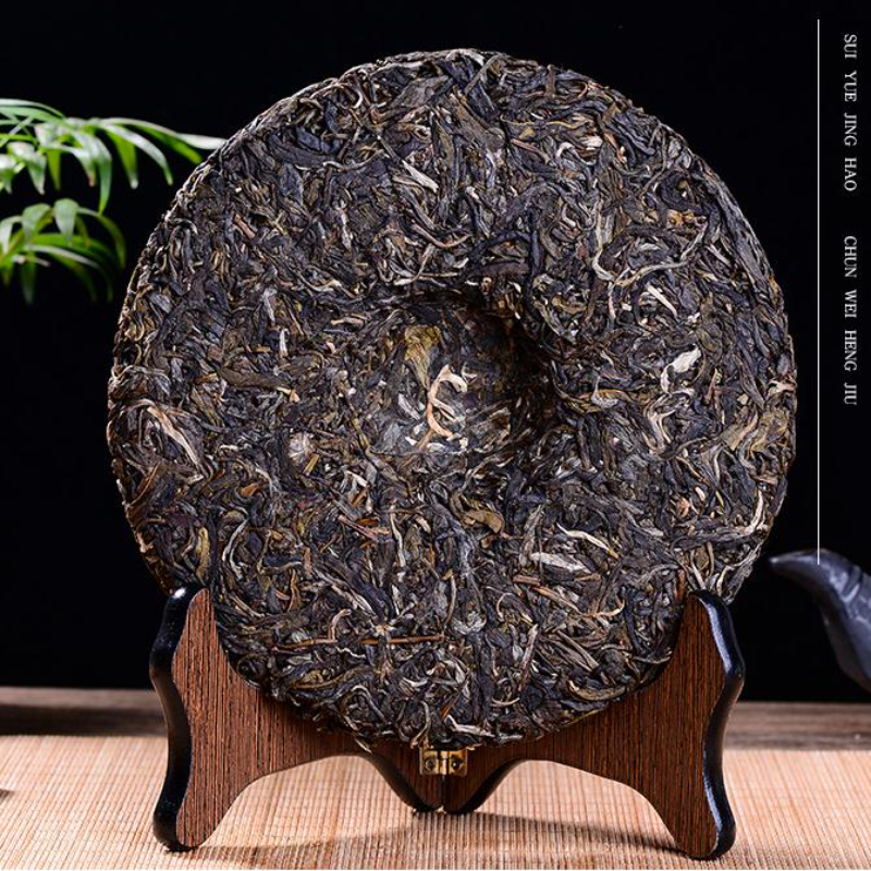 357g Spring Raw Puerh Tea Bulang Mountain Organic Pu-erh Tea Cake Old Pu'er Tea