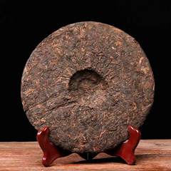 357g Yunnan Ripe Puerh Tea Year Pu-erh Cooked Tea Cake Old Pu'er Black Tea