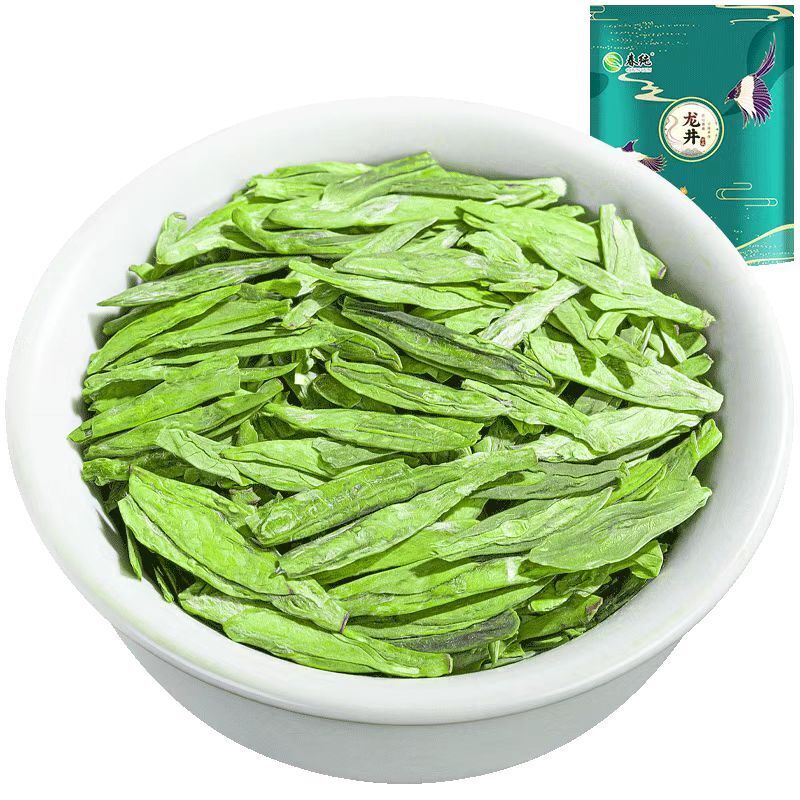 250g LongJing Green Tea Dragon Well Spring Tea Organic Bagged Green Tea Benefits