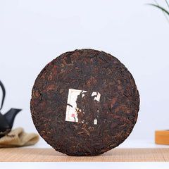 357g Yunnan Menghai Ripe Puerh Tea Bulangyanyun Pu-erh Cooked Tea Cake Pu'er Tea