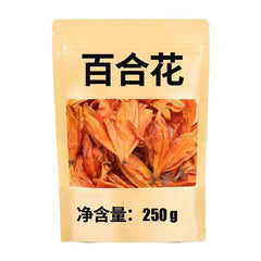 250g Chinese Flower Tea Lily Dried Herbal Flower Tea Help Sleep Herbs Floral Tea
