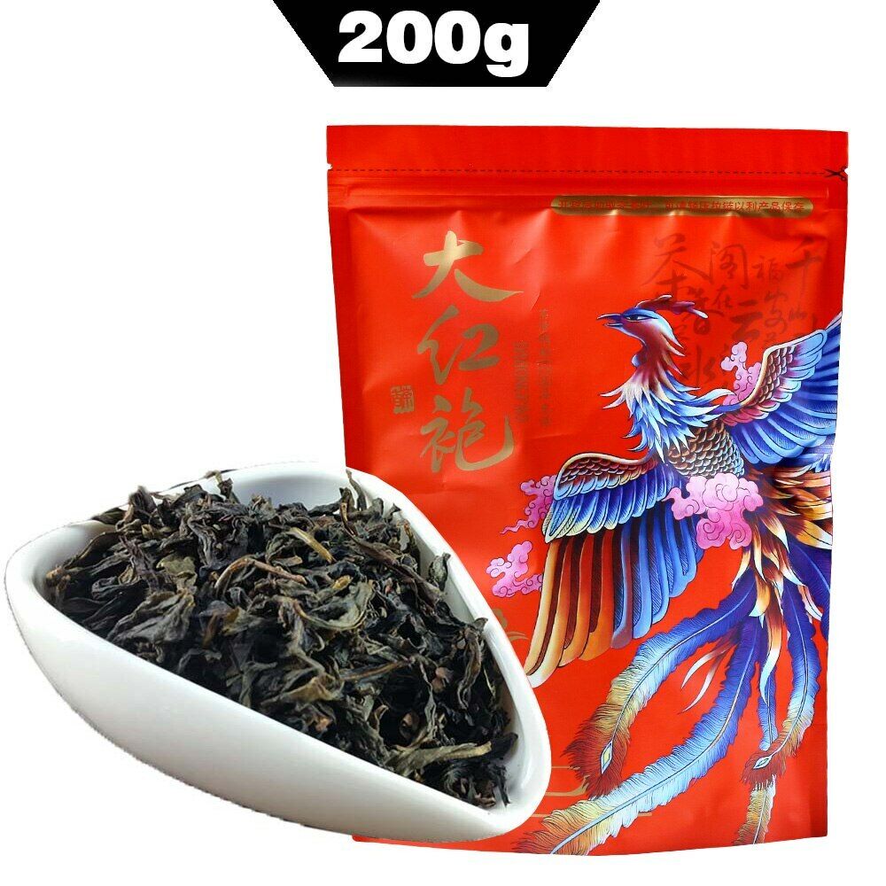 HelloYoung Premium Da Hong Pao Tea Big Red Robe Oolong Tea Wuyi Rock Tea Flower Aroma 200g