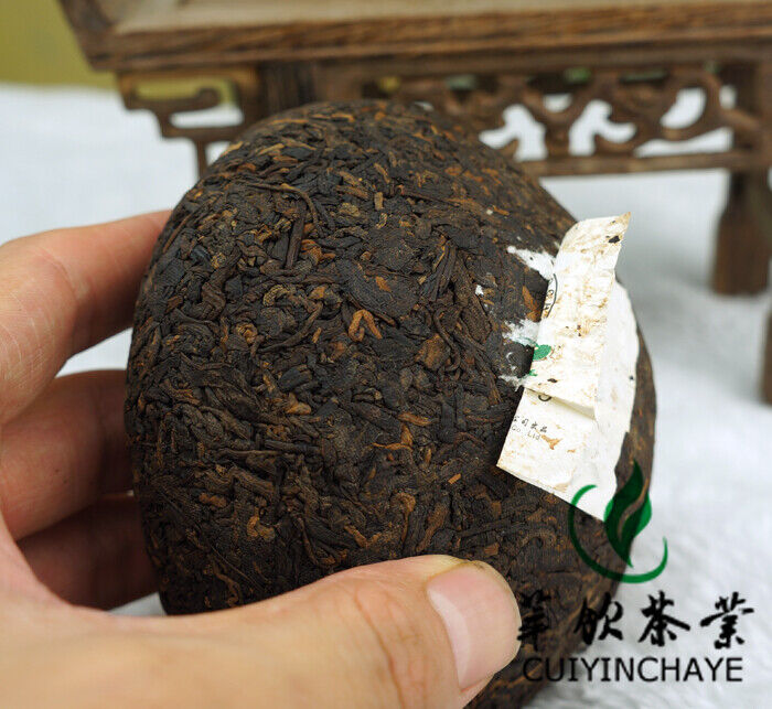 HelloYoung Big Xiao Fa Tuo Cha Tuocha * Yunnan Xiaguan Puer Ripe Pu'er Tea Boxed 250g