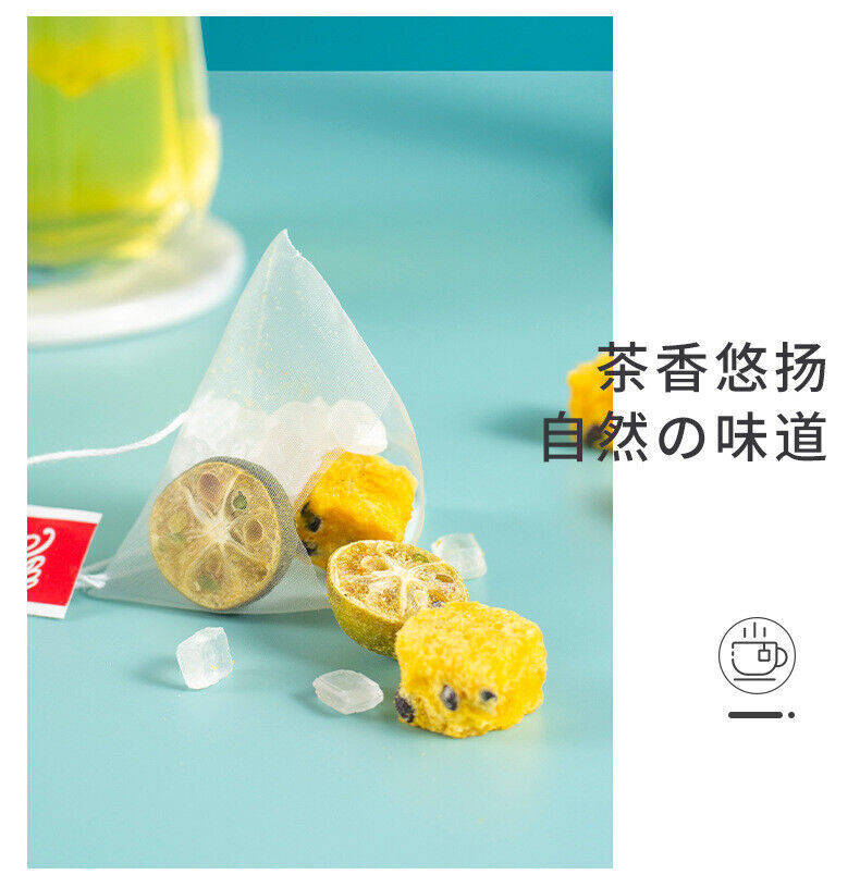 Kumquat Lemon Passion Fruit Cold Brewing Tea Fruit Tea  Fruit Tea 25 packs