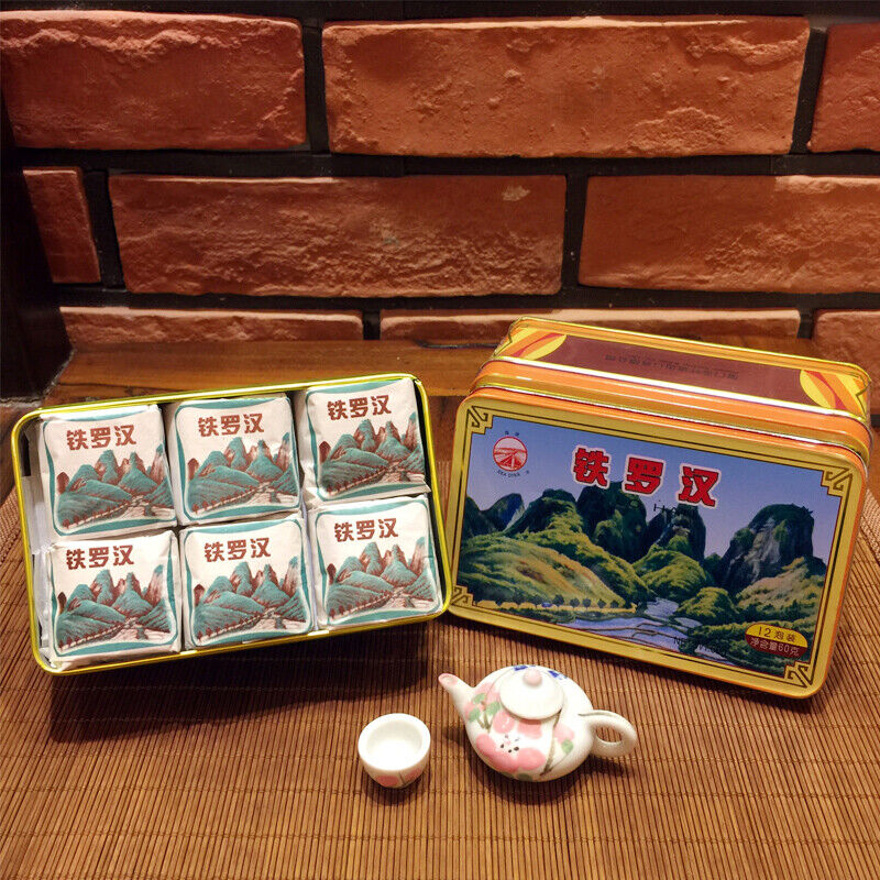 HelloYoung Sea Dyke Brand AT106 Tie Luo Han Steel Boxed Fujian Iron Arhat Oolong Tea 60g