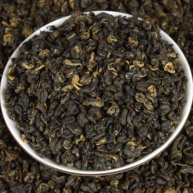 HelloYoung TeaDian Hong Tea Dianhong Yunnan Black Tea Dian Hong Snail FengQing Chinese Tea