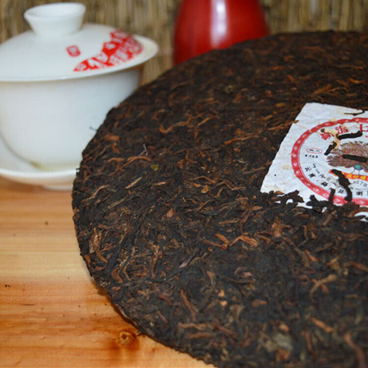 Golden Peacock Special Grade Cake * Li Ming Spark Pu-erh Puer Tea Ripe 357g
