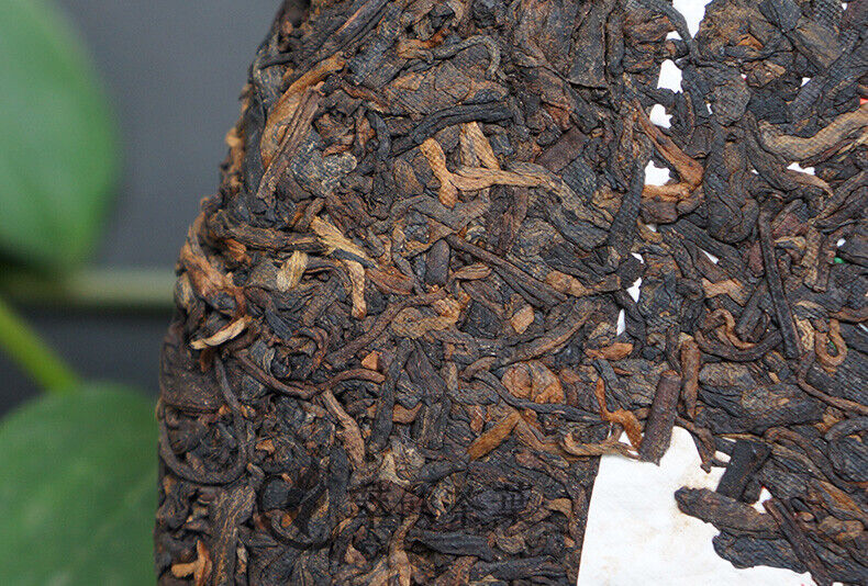 357g Puer Ripe Tea Cake High Mountain Arbor Materials Xiaguan Puerh Tea