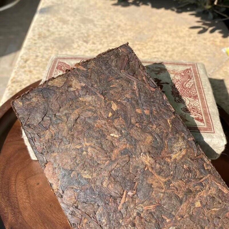 Banzhang Pu-erh Cooked Tea Organic Pu'er Tea 200g Ripe Puerh Tea Brick Golden