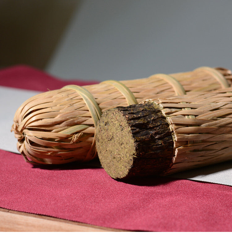 362.5g Hei Cha In Bamboo Basket  Anhua Shi Liang Tea Ten Tael Hua Juan Dark Tea