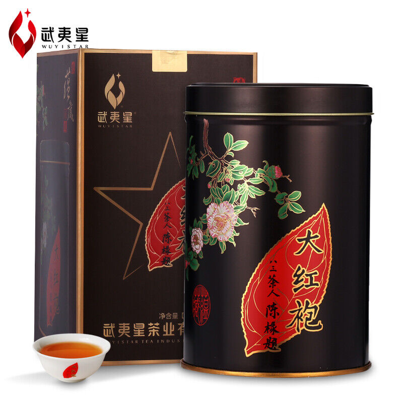 HelloYoung Wuyi Star 5 Years Aged Big Red Robe Da Hong Pao Dahongpao Oolong Tea 125g Tin