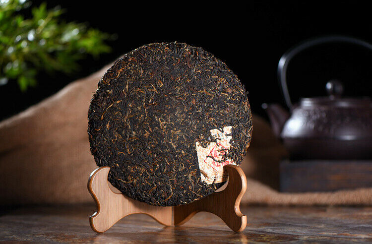 HelloYoung TeaYunnan Sun Dried Ancient Arbor Tree Dianhong Dian Hong Black Tea Cake 357g