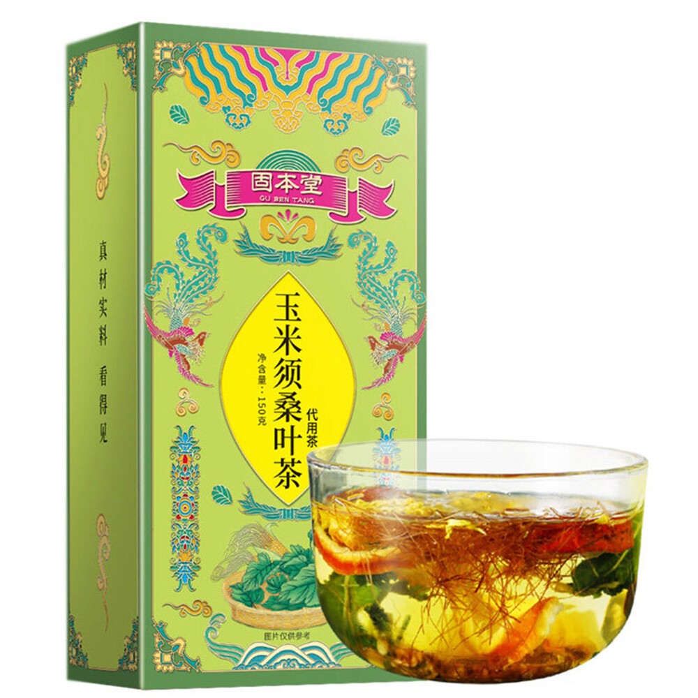 Herbal health conditioning tea, Corn beard mulberry leaf tea
