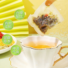同仁堂菊花决明子茶枸杞子金银花熬夜养生茶160g TongRenTang Chrysanthemum Cassia Seed Tea