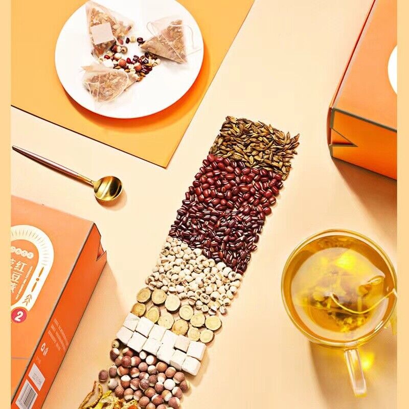 75g Chinese Herbal Tea Jumble Beans Pearl Barley Gorgon Fruit Tea Herbs Tea Bag