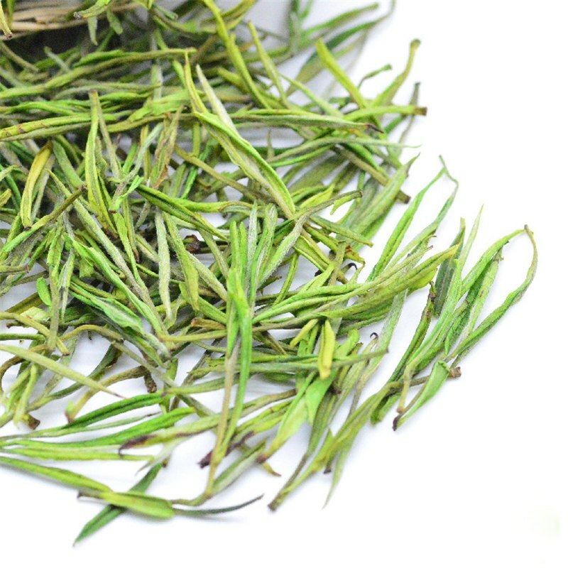 Chinese GREEN TEA Premium Organic Anji White Tea An Ji Bai Cha Pian White Slice