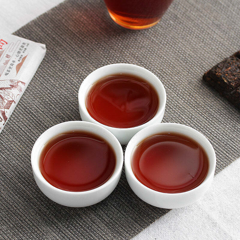 100g Iceland Pu-erh Ripe Tea Brick Big Tree Puerh Cooked Tea Yunnan Pu'er Tea