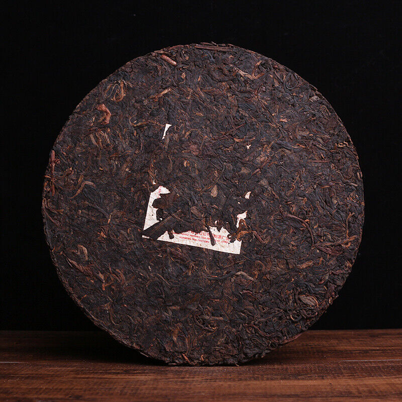 8281 Big Yellow Label Pu'er Iron Cake Tea ChaPuer 380g CNNP Yuancha JIA JI