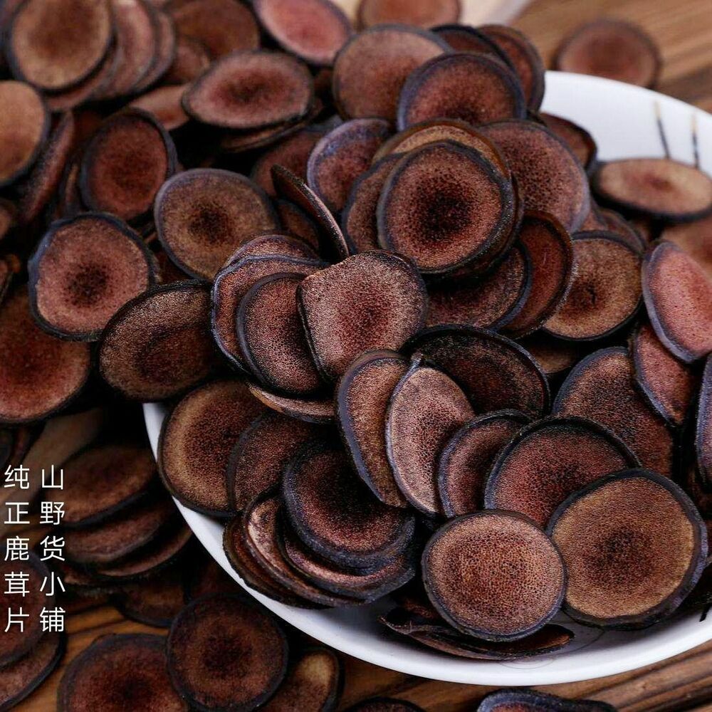 100% Natural Top Quality Red Deer Velvet Antler Slices / Lu Rong Slices 500g