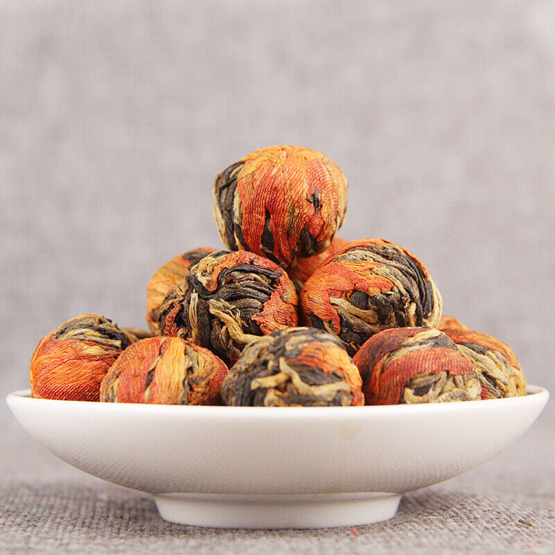 HelloYoung TeaDianhong Lily Dragon Pearl Dian Hong Handmade Kungfu Honey Scent Black Tea