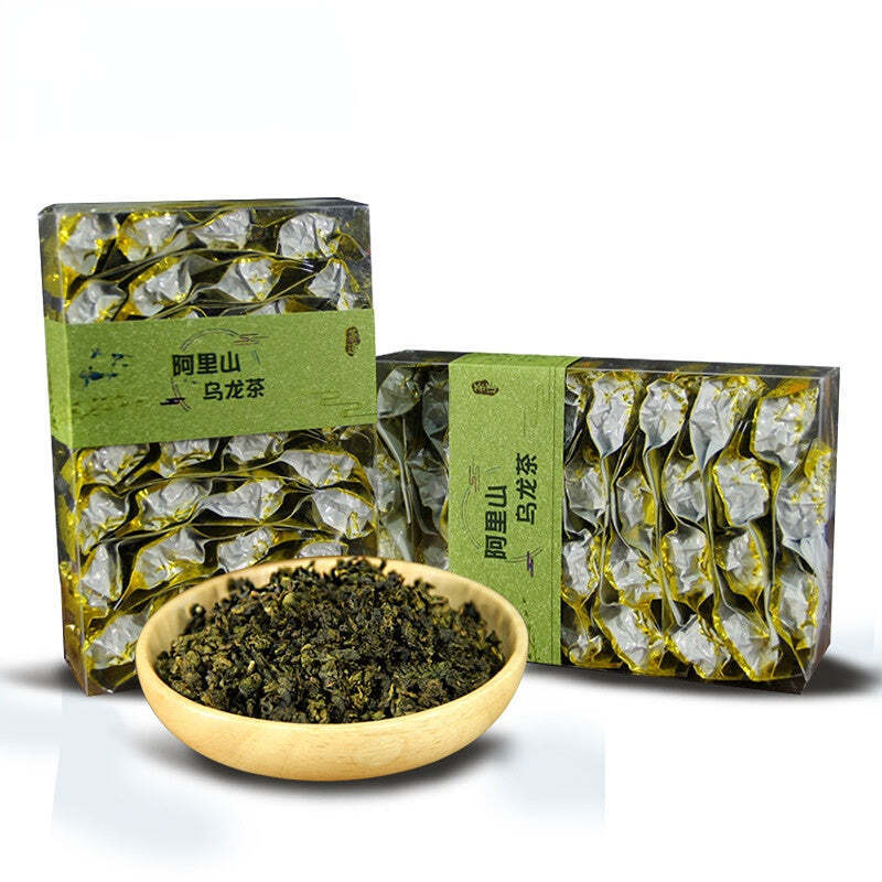 250g Ali Mountain Carbon Baked Oolong Green Tea High Altitude Organic Green Tea