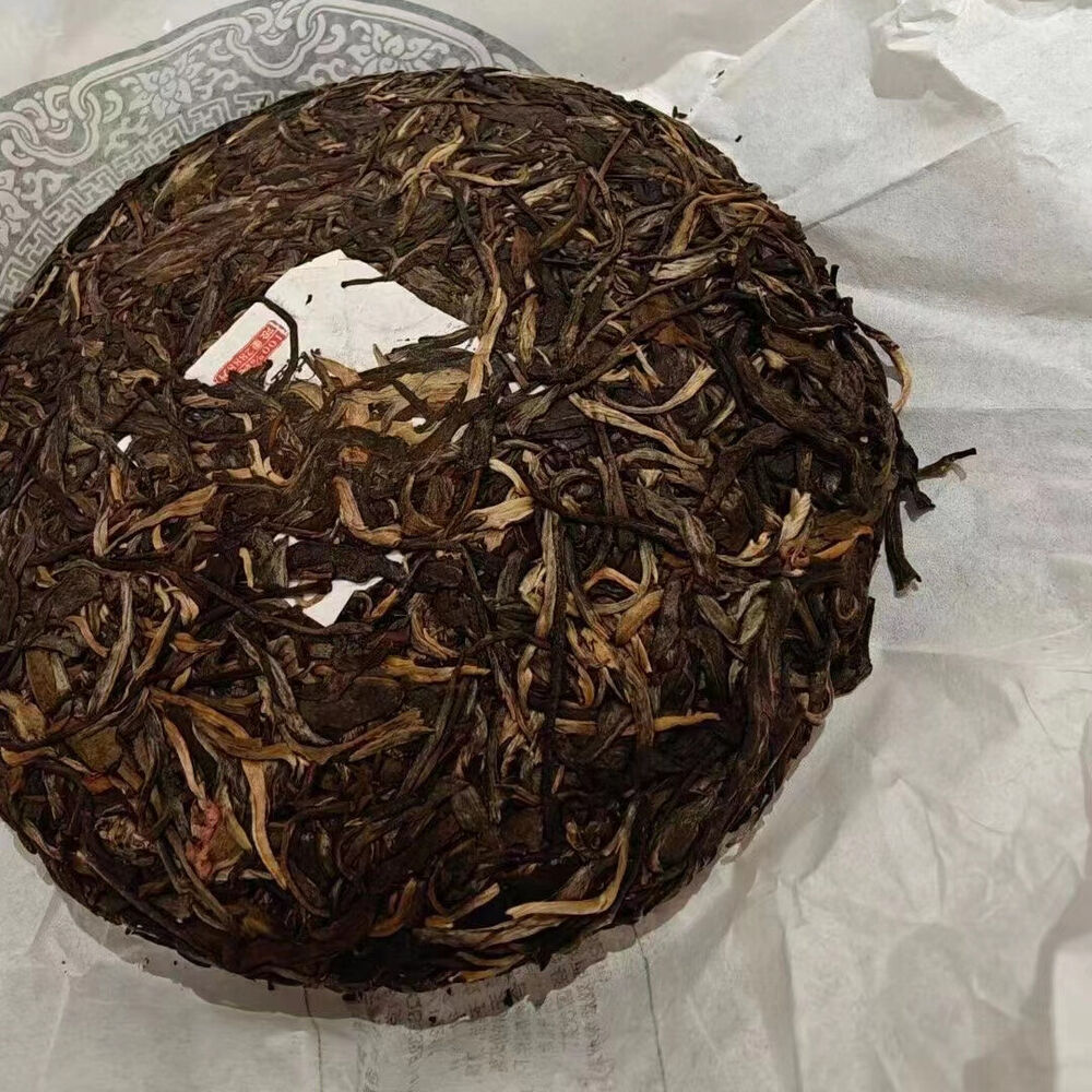 357g Yunnan Old Pu-erh Raw Tea Cake Bingdao Gushu Pu'er Tea Cake Puerh Tea