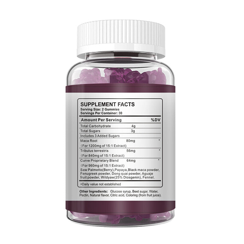 100% Natural Maca Root Plus Butt Firming BBL-Gummies for Butt Hips Enlargement