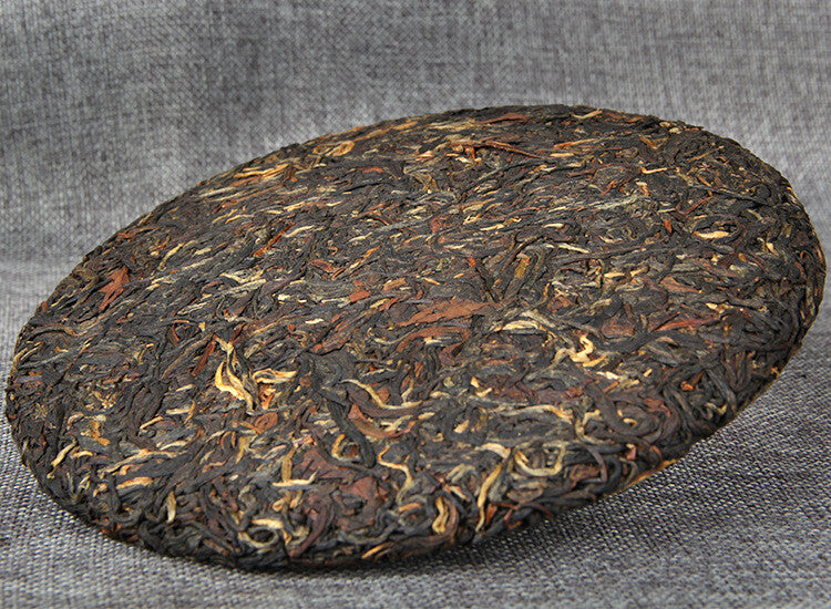 357g Red Black Tea Cake  Yunnan Old Tree Black Chinese Tea Dianhong Feng Qing