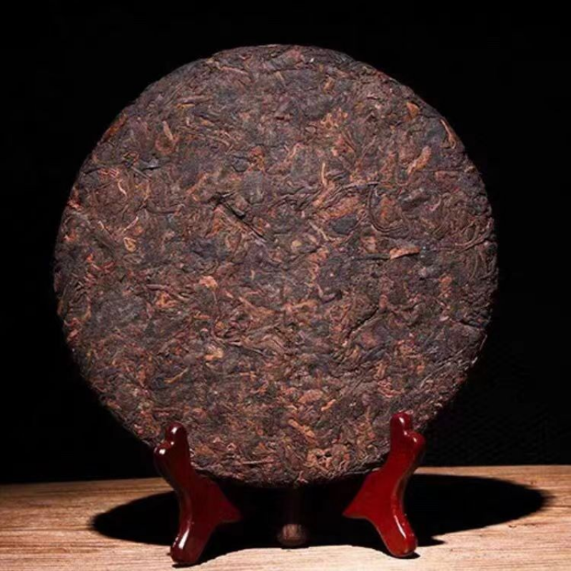 357g Laobanzhang Puerh Ripe Tea Cake Yunnan Menghai Pu-erh Cooked Tea Black Tea
