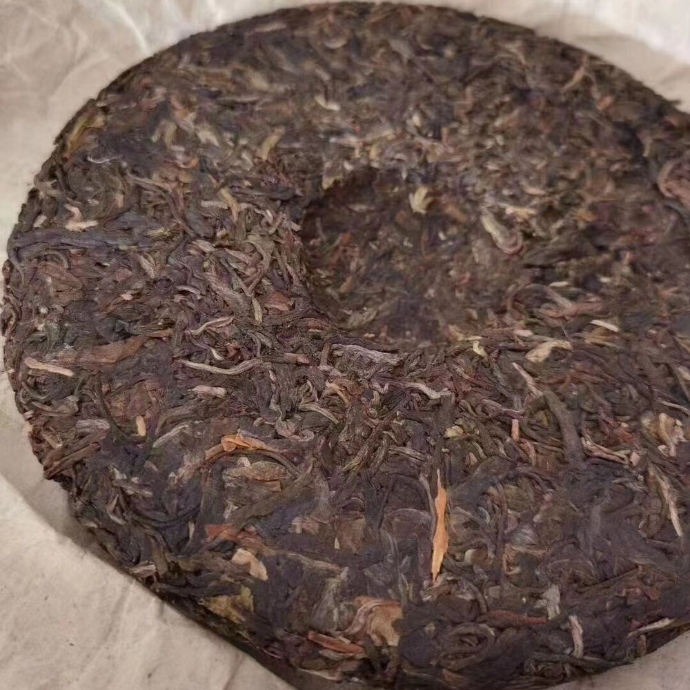 357g Yunnan Old Sheng Puerh Tea Cake Banzhang Pu'er Raw Tea Pu-erh Cake Tea