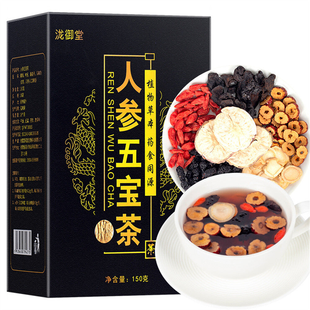 New! Kidney Tea Formula Ginseng Six Treasure Tea Chinese Herbal Tea