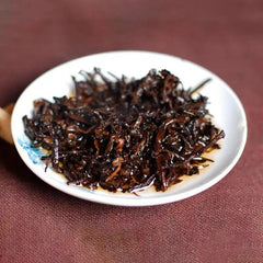 357g Ripe Pu'er Tea Cake Bulang Mountain Ancient Tree Puerh Cooked Tea Healthy
