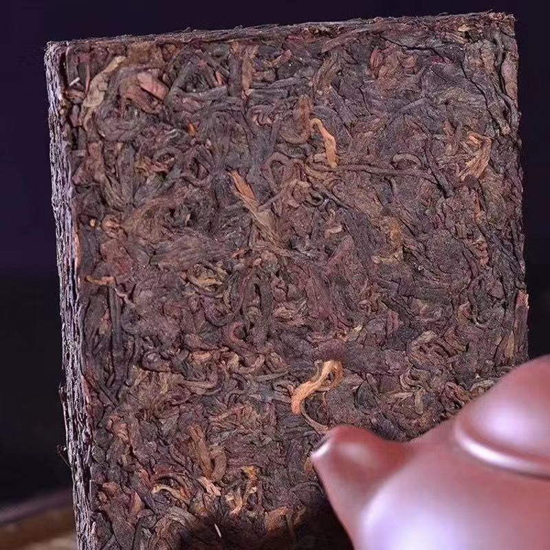 250g Cooked Pu-erh Tea Brick Mansong Puerh Ripe Tea Premuim Big Leaf Pu'er Tea