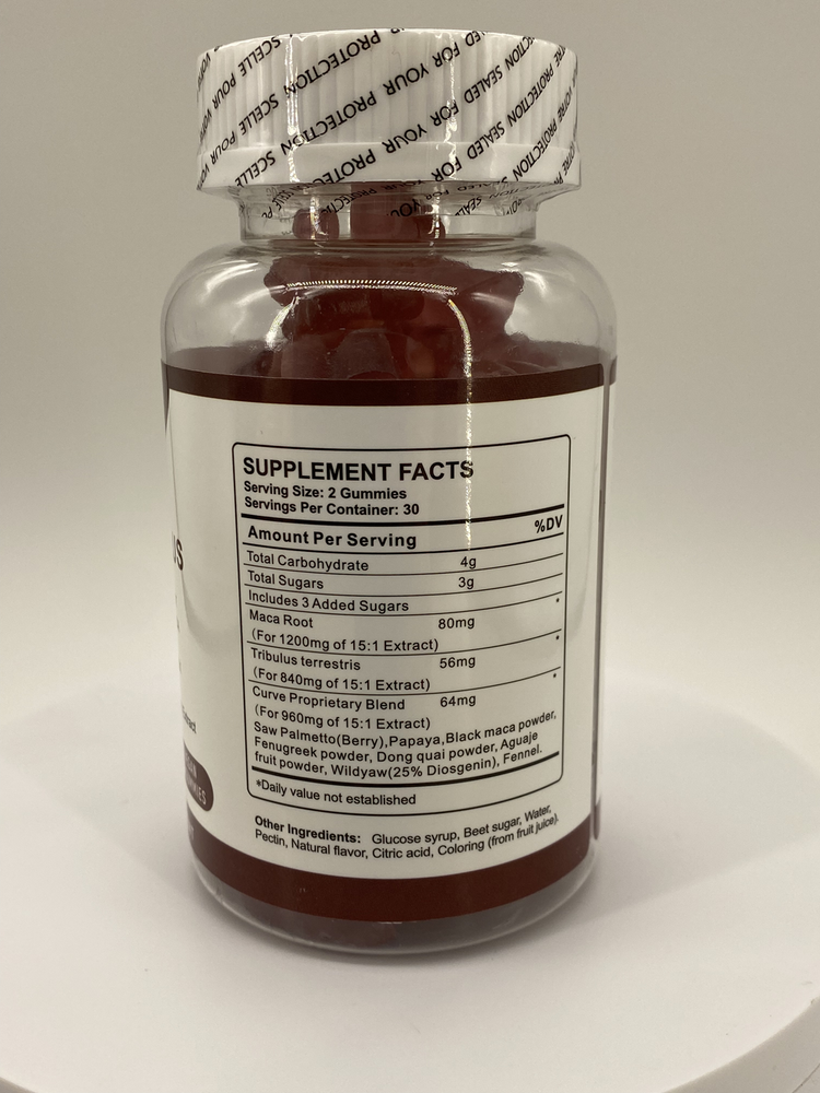 100% Natural Maca Root Plus Butt Firming BBL-Gummies for Butt Hips Enlargement