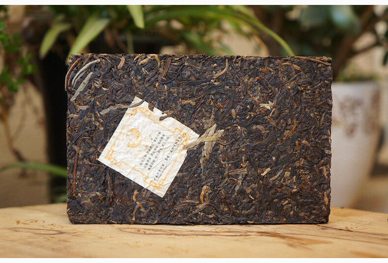 Xiaguan Tuocha Raw Cang Er Fang Zhuan Tea Shen Pu Erh Aged Tea Brick 250g