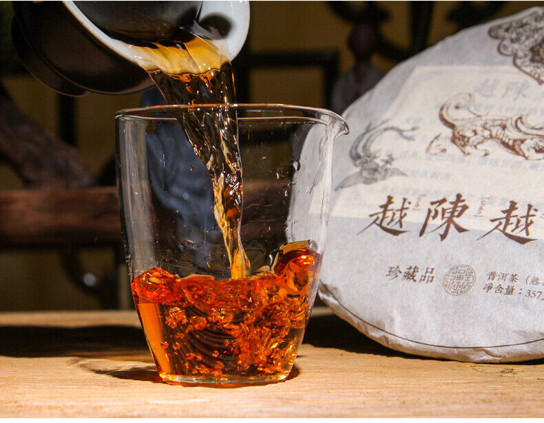 357g Yunnan Pu'er Tea Ripe Tea The More Ages Better Smells Pu'er Ripe Tea Cake