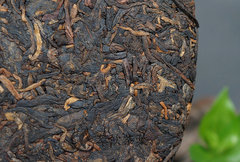 357g Puer Ripe Tea Cake High Mountain Arbor Materials Xiaguan Puerh Tea
